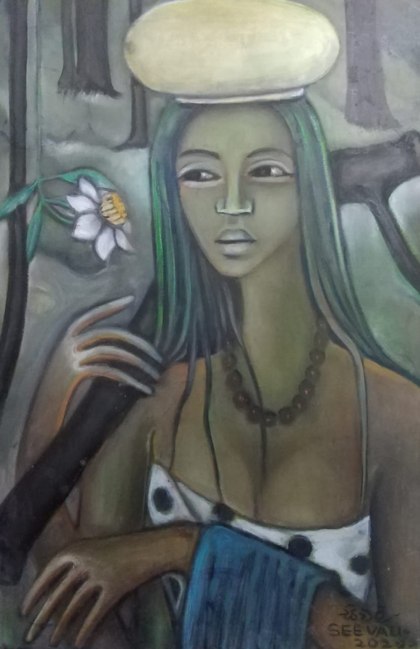 The Village Woman by Seevali Illangasinghe