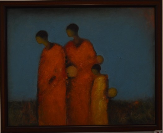 THREE BUDDHIST MONKS 2014 by Gunadasa Wathuwalagedara