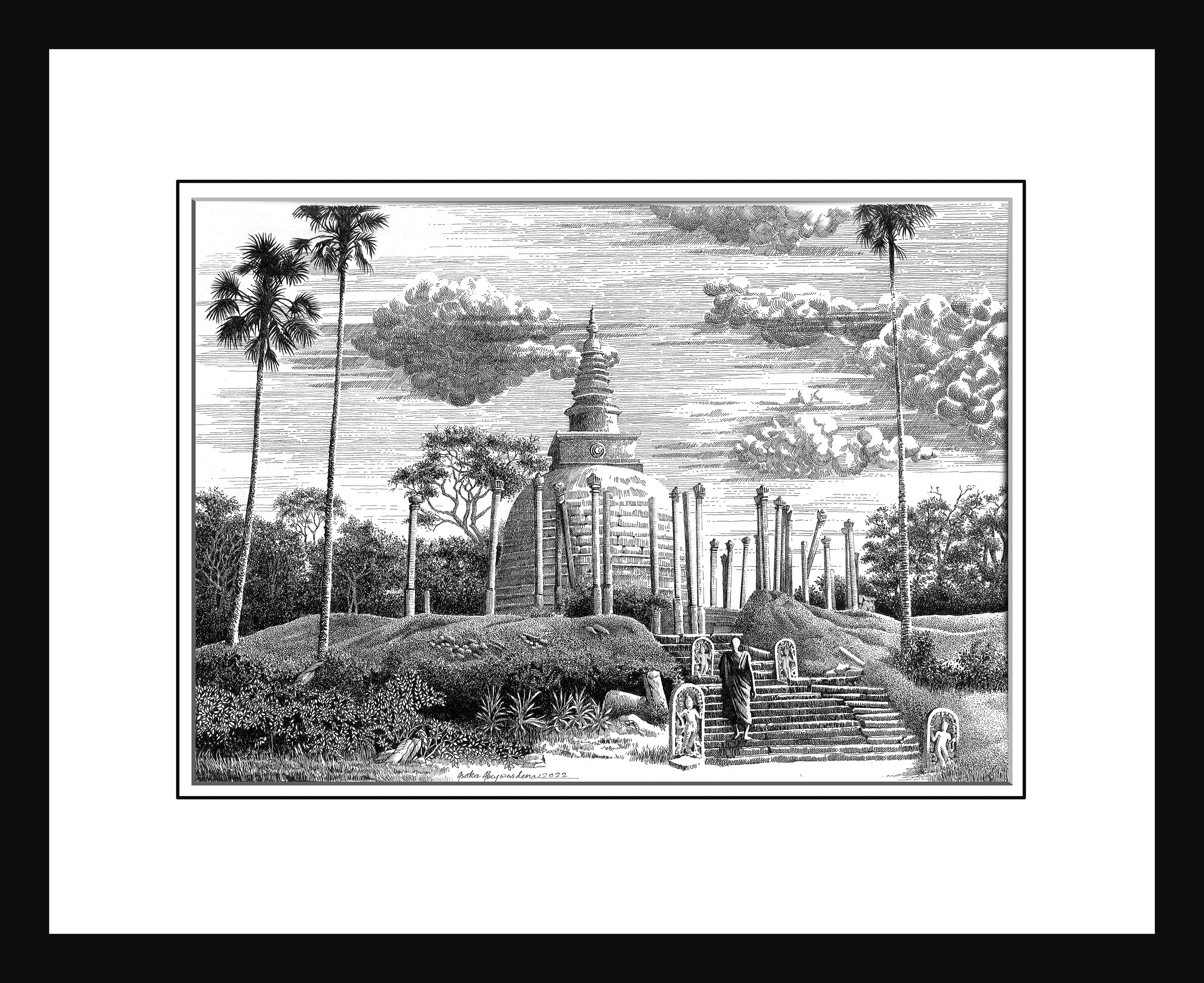 Thuparamaya In Ceylon 1800 by ASOKA ABEYWARDENA