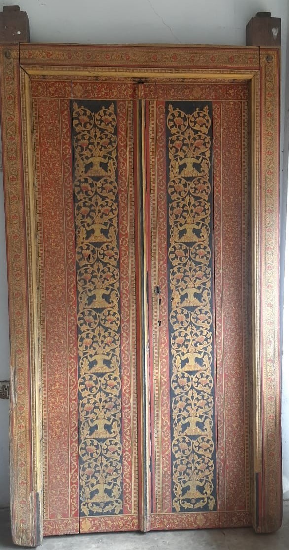 Traditional art in Door by Aloka Jayathilake