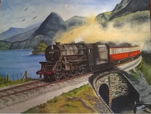 "Train Journey" by Asanka Vidyarathne
