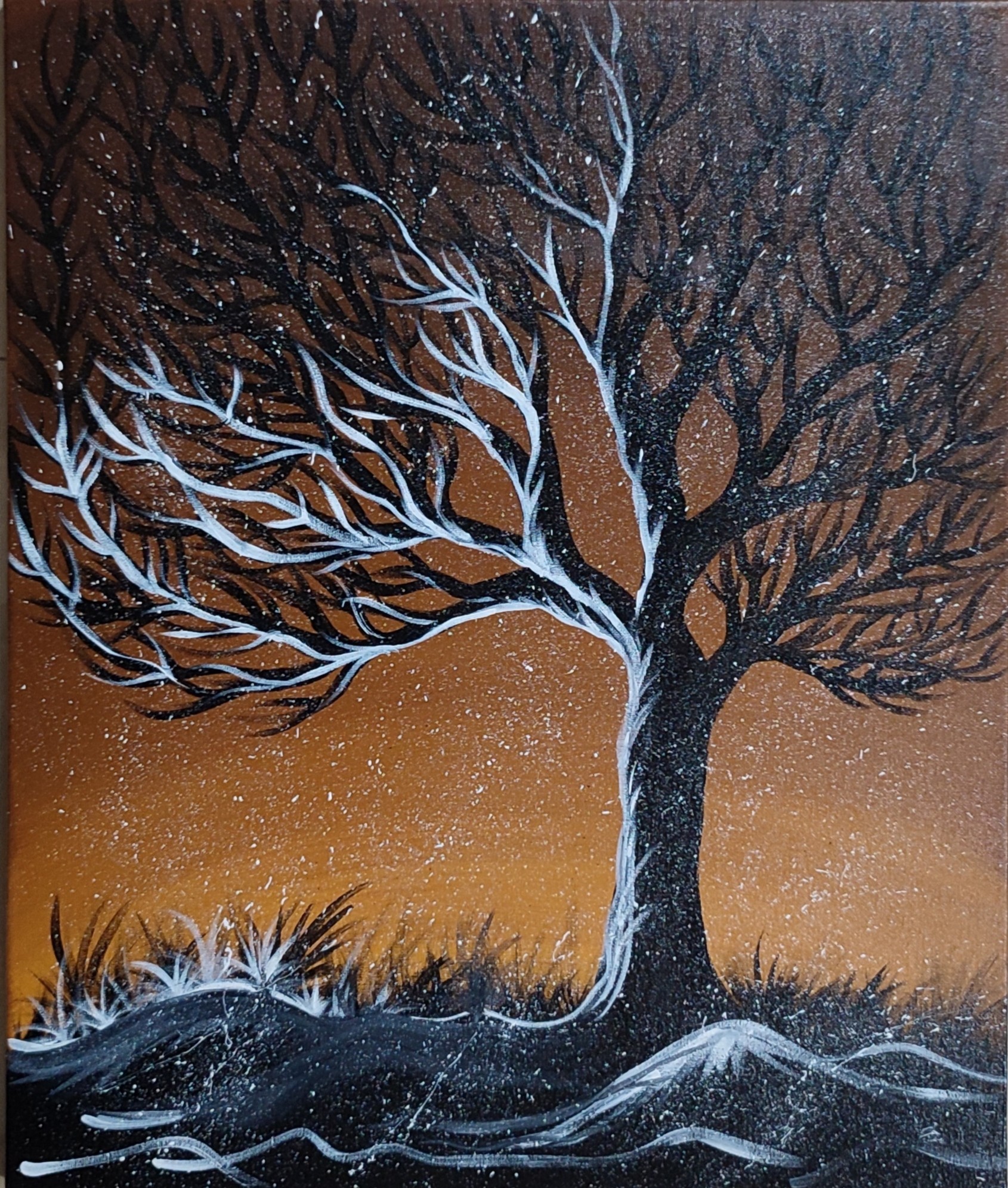 Tree painting by Nilanthi De Silva