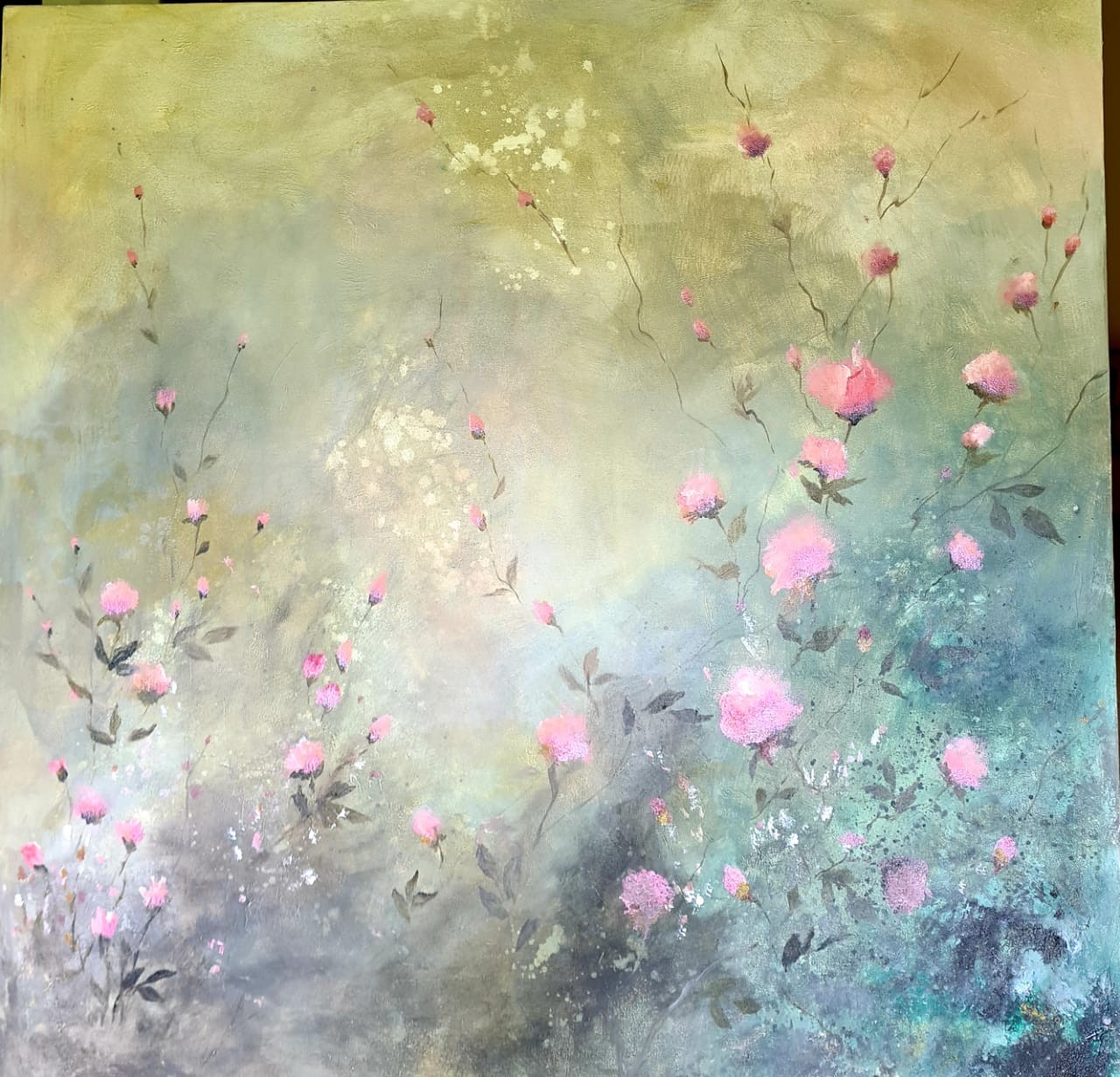 Wild roses by Jean wijesekera
