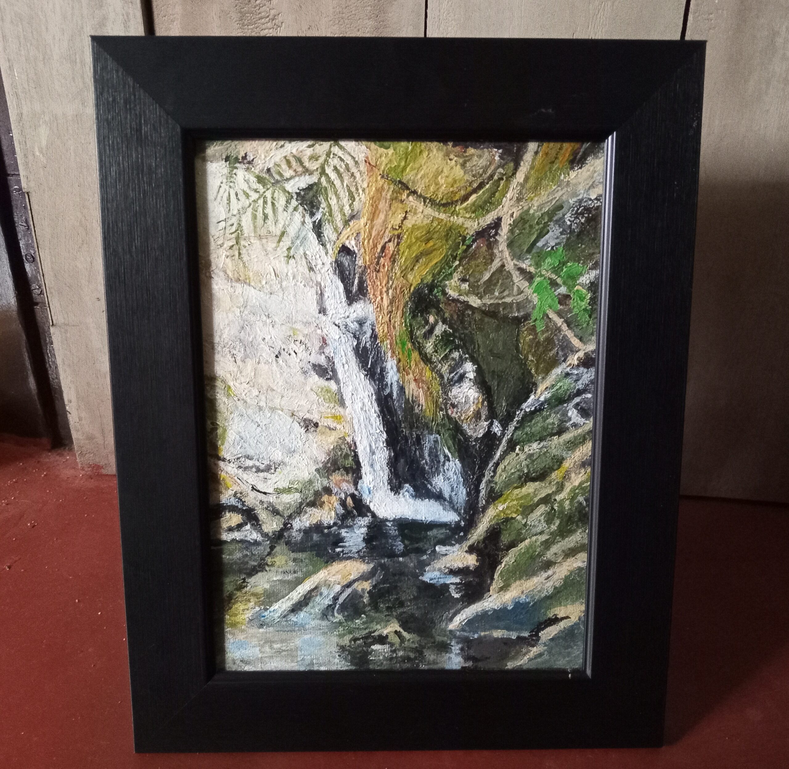 Sinharaja Forest Waterfall - Framed