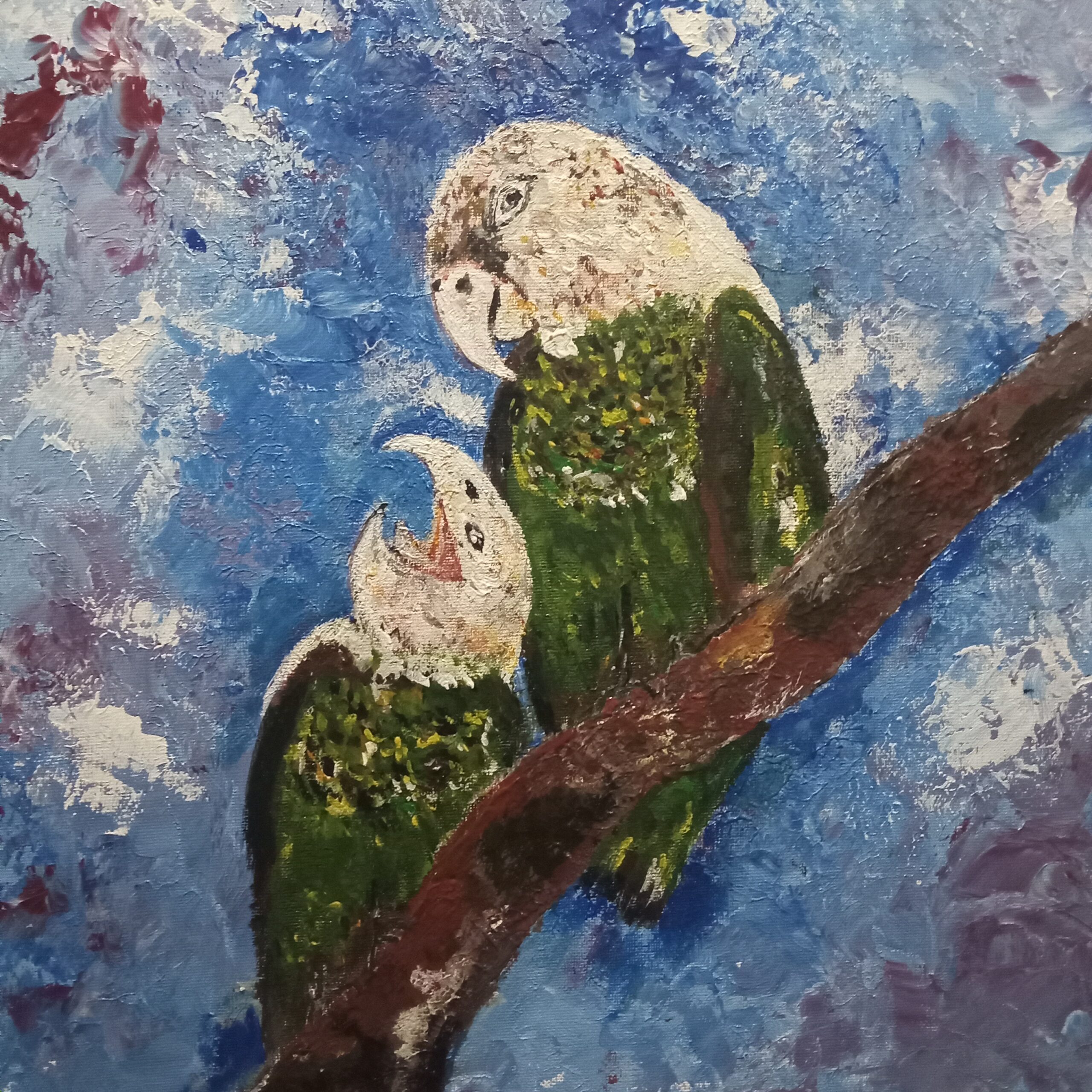 Mother and Baby Bird