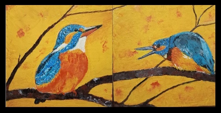 Pair of Kingfisher