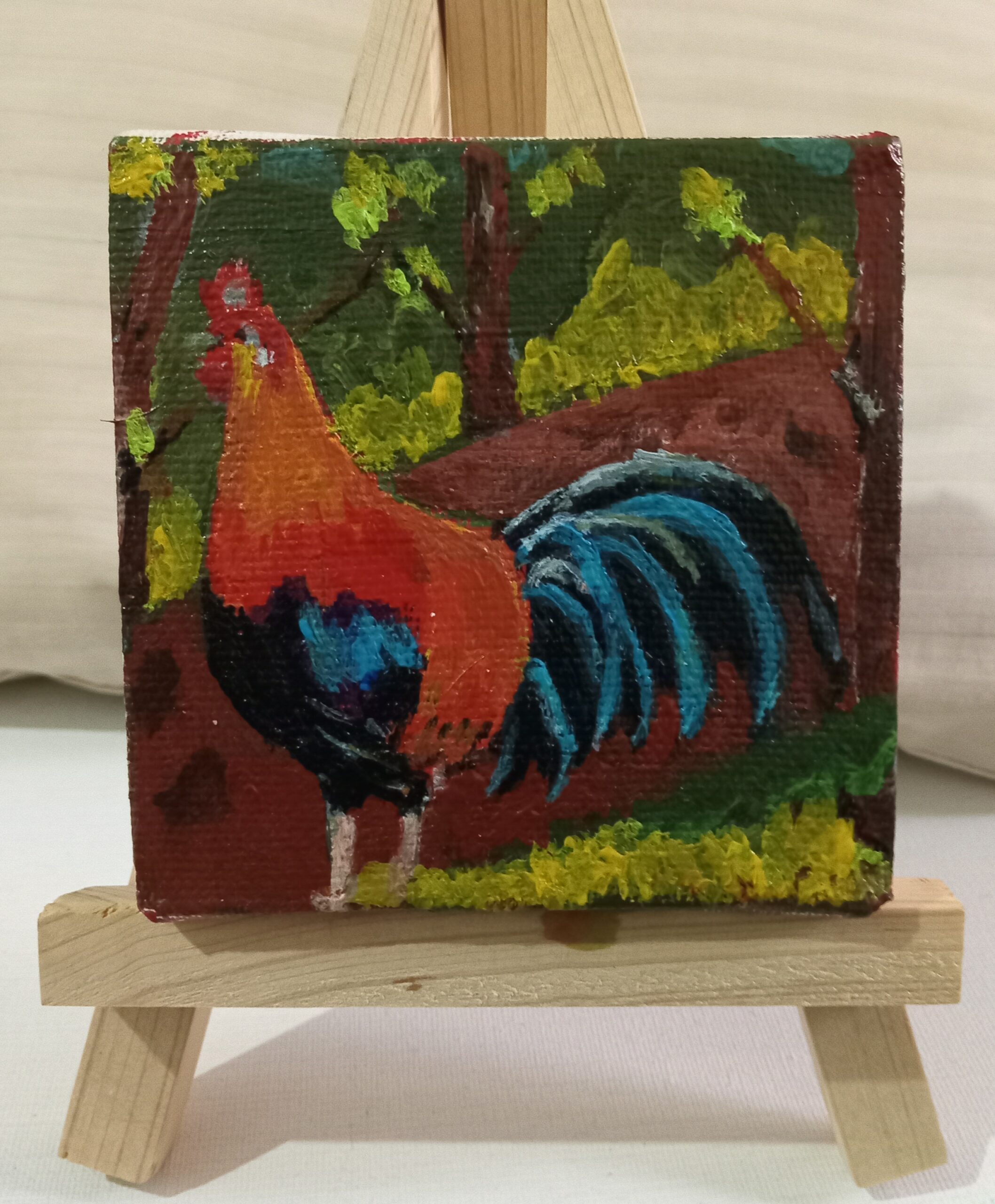 Jungle Fowl - with Stand