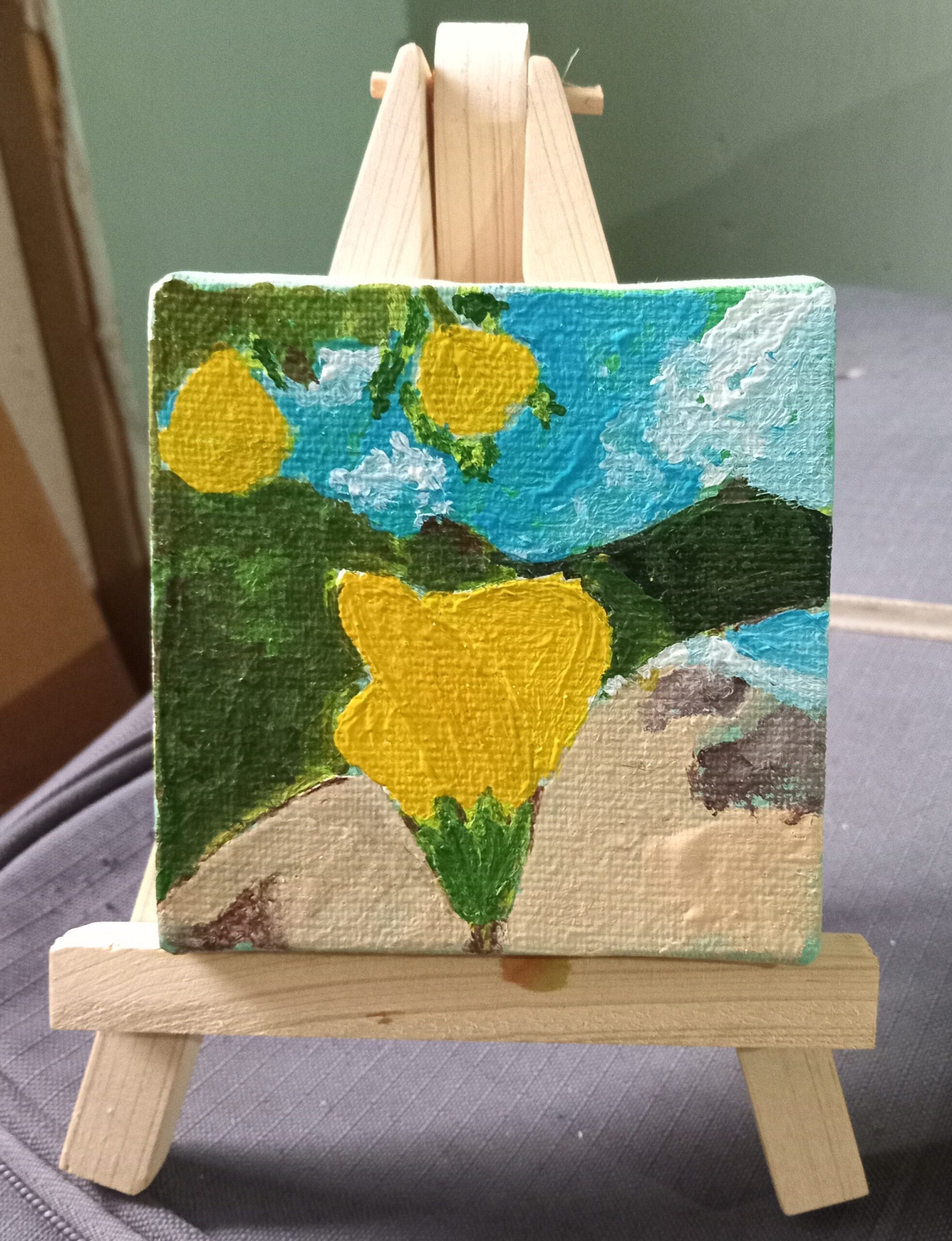Flower at the Beach - with Sand