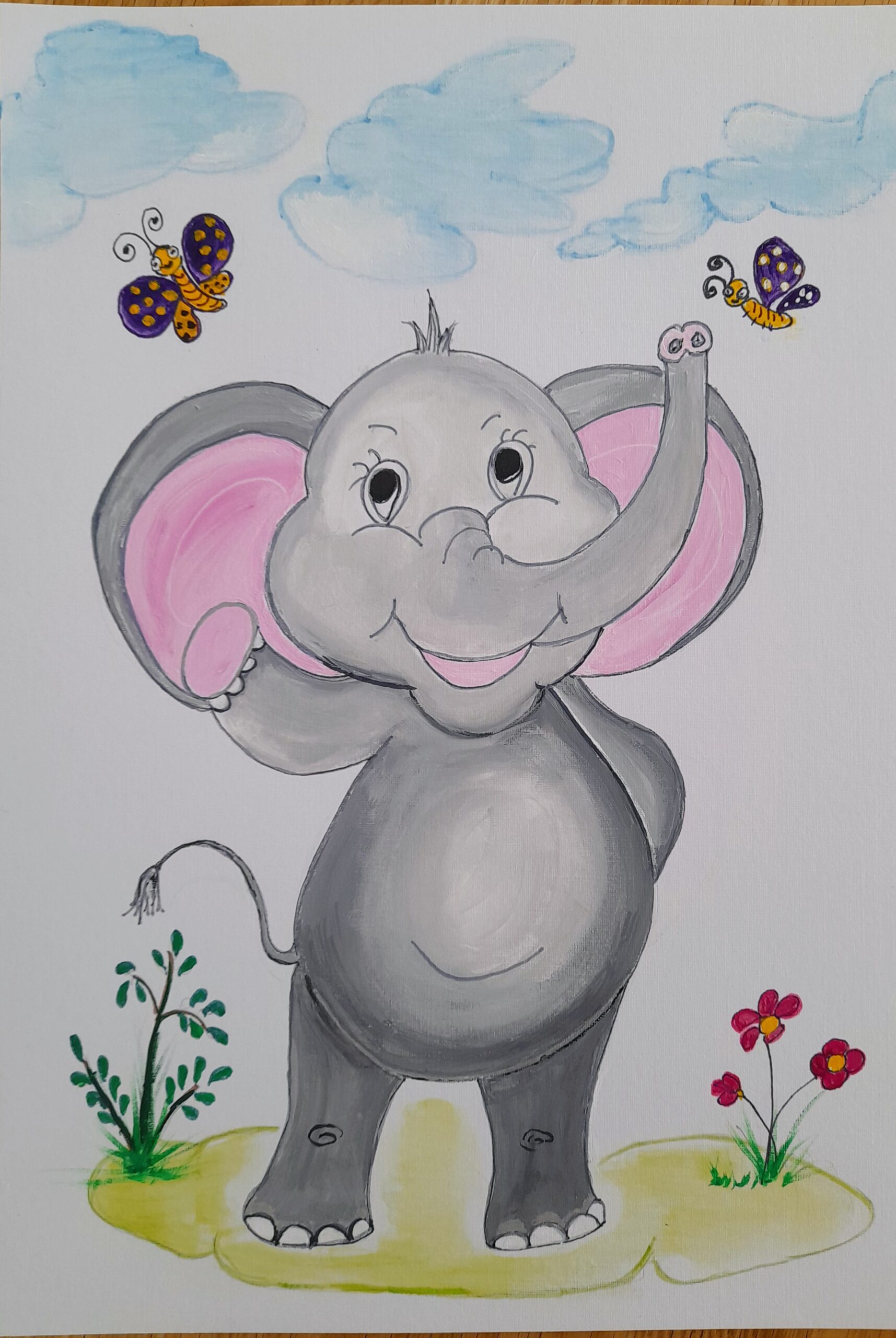 Baby Elephant Clipart