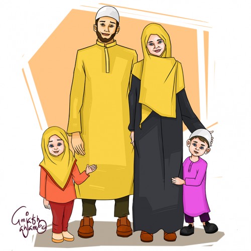 Muslim Family