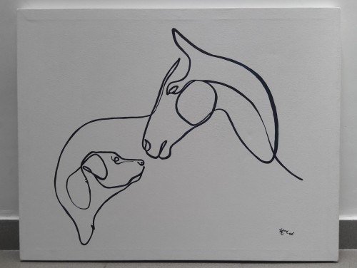 Horse And Dog