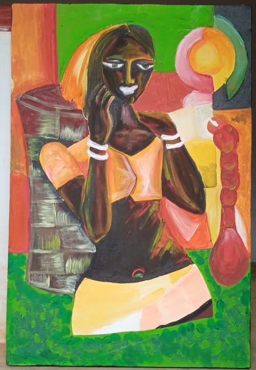 Girl Work In Tea Estate