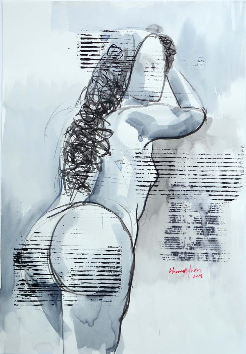 A Girl With Cat