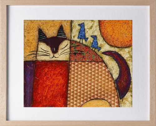 Cat And Birds