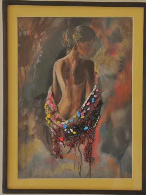 Woman In Shawl