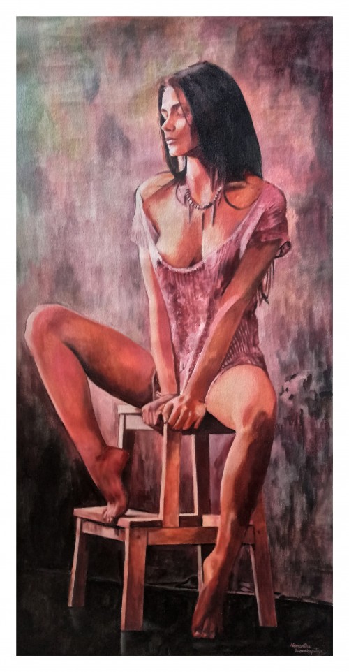 Girl On Bench