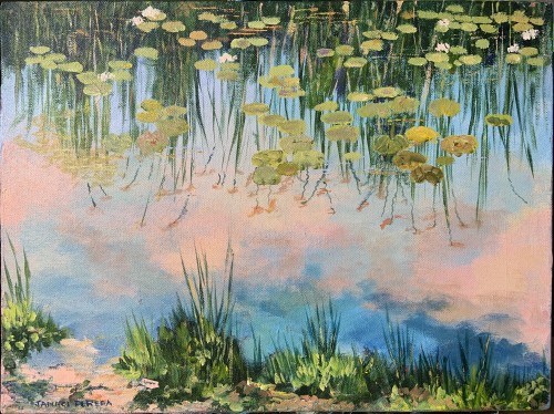 Reflection Of Lotuses