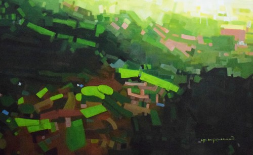 Top View Of Tea Estate
