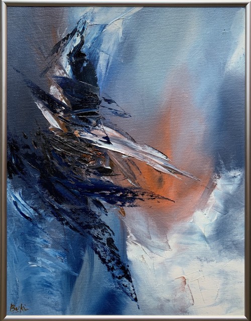 Abstraction In Blue