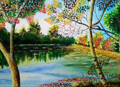 Blooming Lake Side