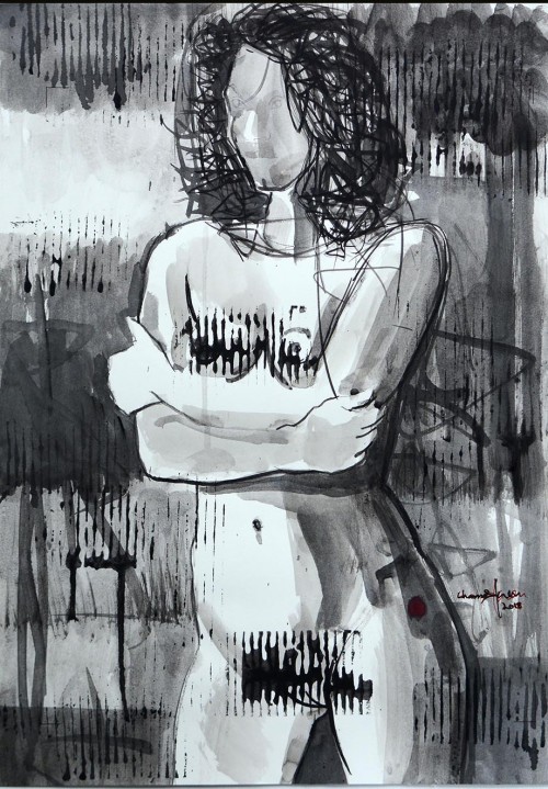 A Girl With Cat