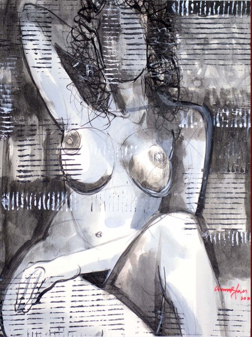 A Girl With Cat