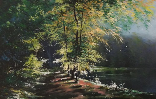 Lake Near The Road