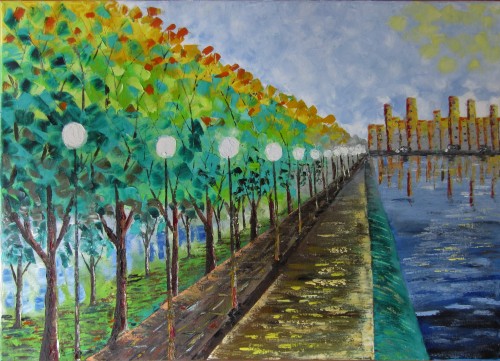 City Path In Day Light