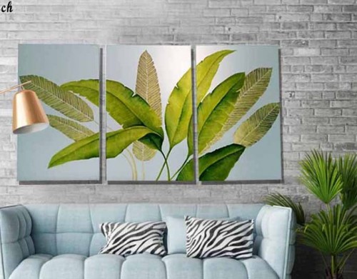 Gold And Green Leaves