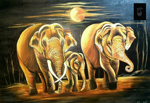 Three Elephants