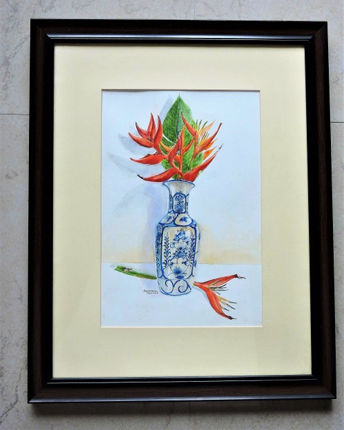 The Blue Porcelain Vase