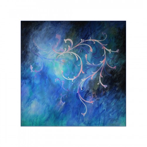Gk-Motif On Blue