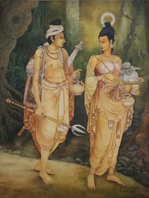 Prince Dantha & Princess Hemamla