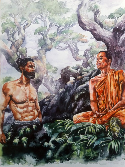 Finding Refuge- Buddhist Monk