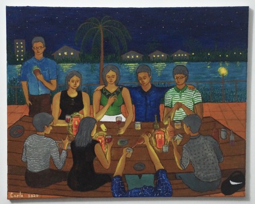 Friends In The Bar