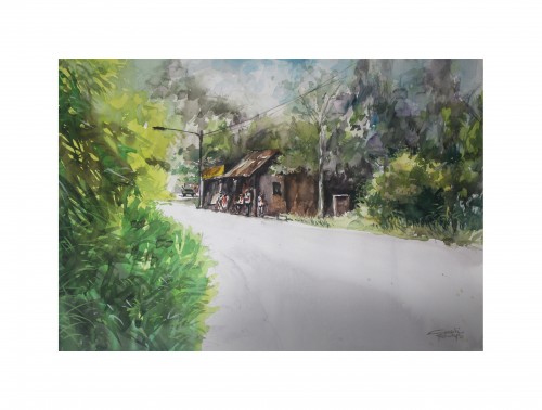 Gk-Waiting For Bus-Kitulgala