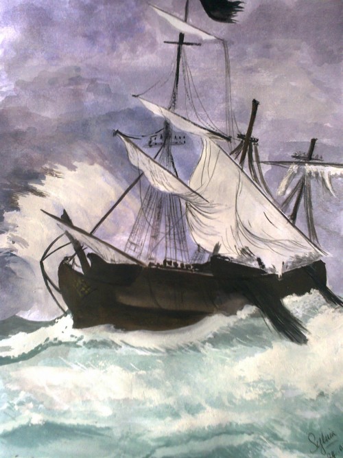 The Ship In A Hurricane