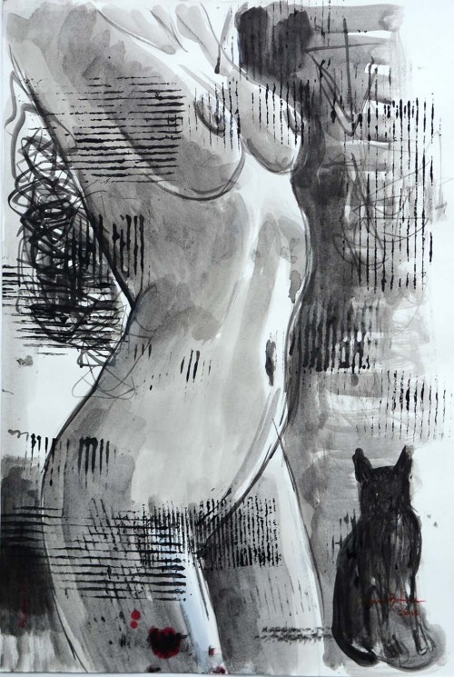 A Girl With Cat