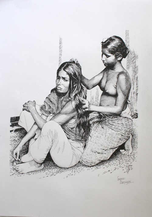 Combing Hair