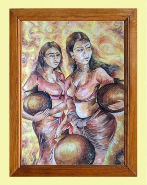 Girl With Pots