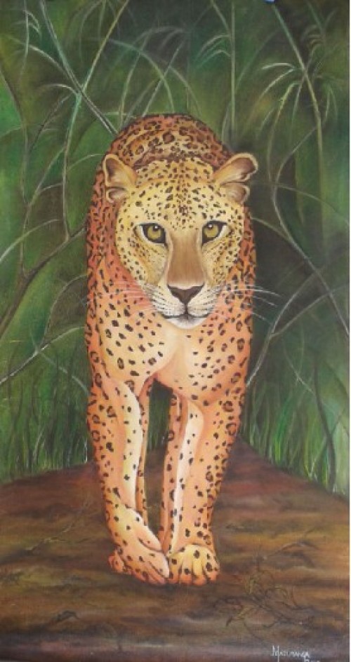 Leoprd In The Woods