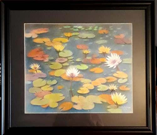 Lotus Pond With Glass