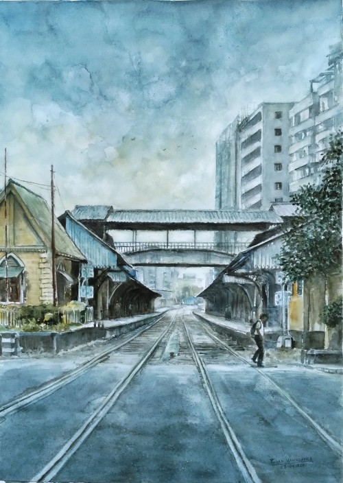 Slave Island Railway Station
