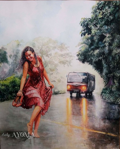 The Rain And The Girl