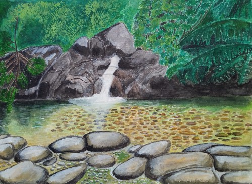 Tranquil Beauty In The Forest